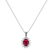 Diamond pendant with Ruby Princess3