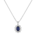 Diamond pendant with Sapphire Goddess Elegance3