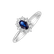 Diamond ring with Sapphire Princess Joy4