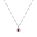 Diamond necklace with Ruby Goddess Elegance4