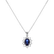 Diamond pendant with Sapphire Goddess Elegance4