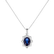 Diamond necklace with Sapphire Royal Aurora3