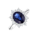 Diamond ring with Sapphire Trixie Princess4