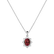 Diamond pendant with Ruby Royal Aurora3