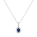 Diamond necklace with Sapphire Royal Aurora3