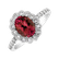 Diamond ring with Ruby Glamour Princess4
