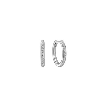 Diamond earrings Shiny Moon