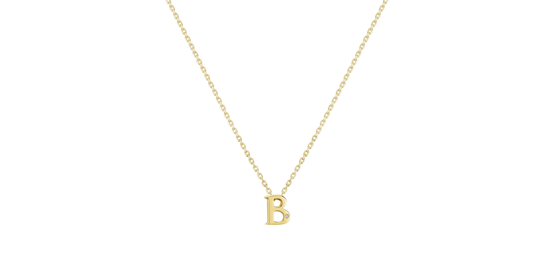 Diamond necklace Flat Line B