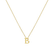Diamond necklace Flat Line B4