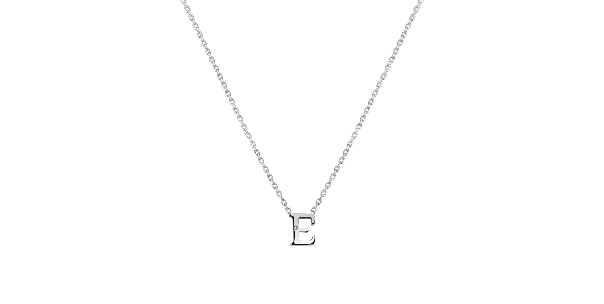 Diamond necklace Flat Line E