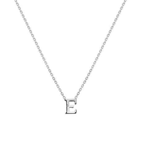 Diamond necklace Flat Line E