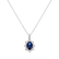 Diamond pendant with Sapphire Princess3
