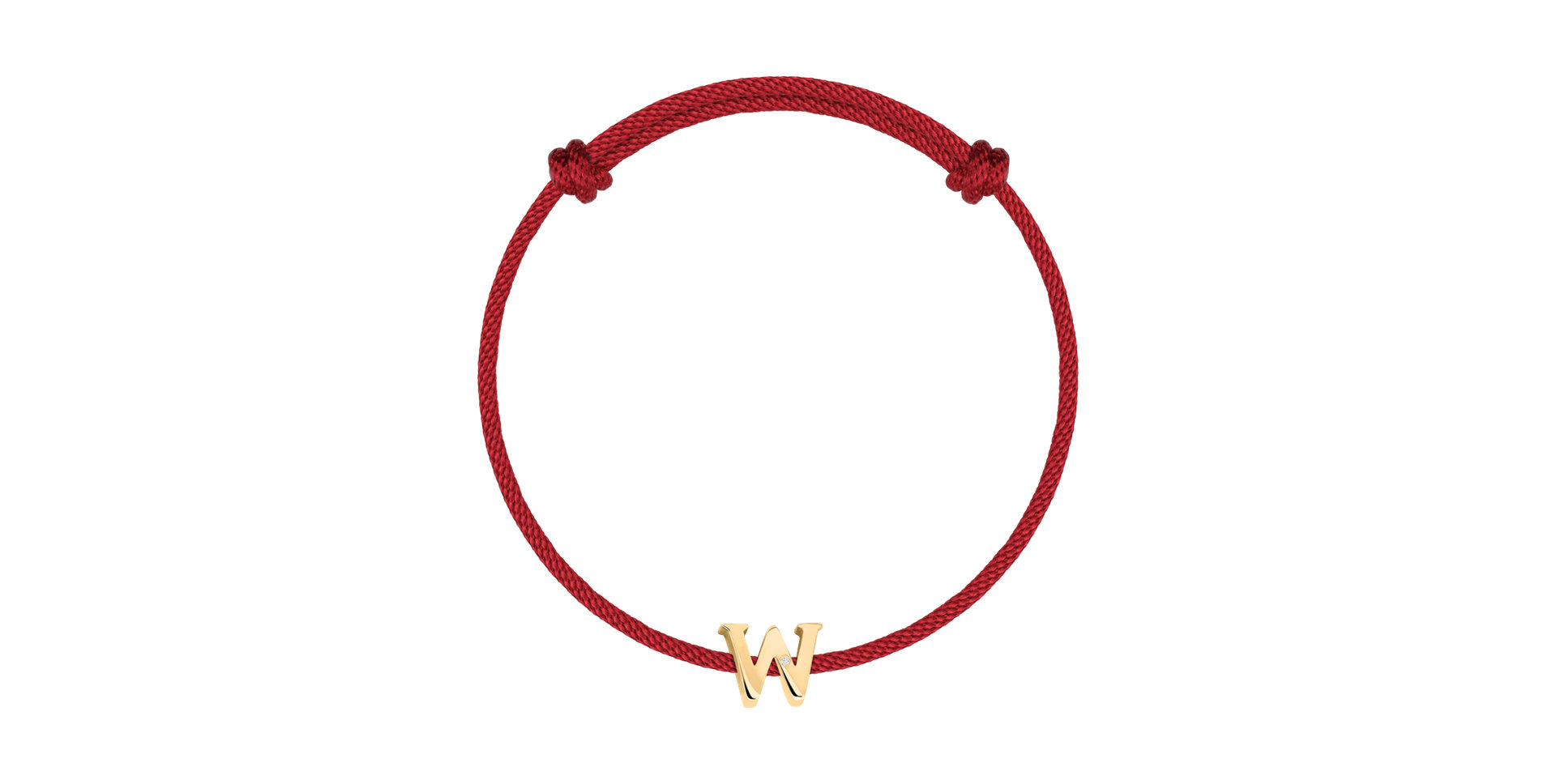 Diamond bracelet Flat Line W