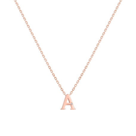 Diamond necklace Flat Line A