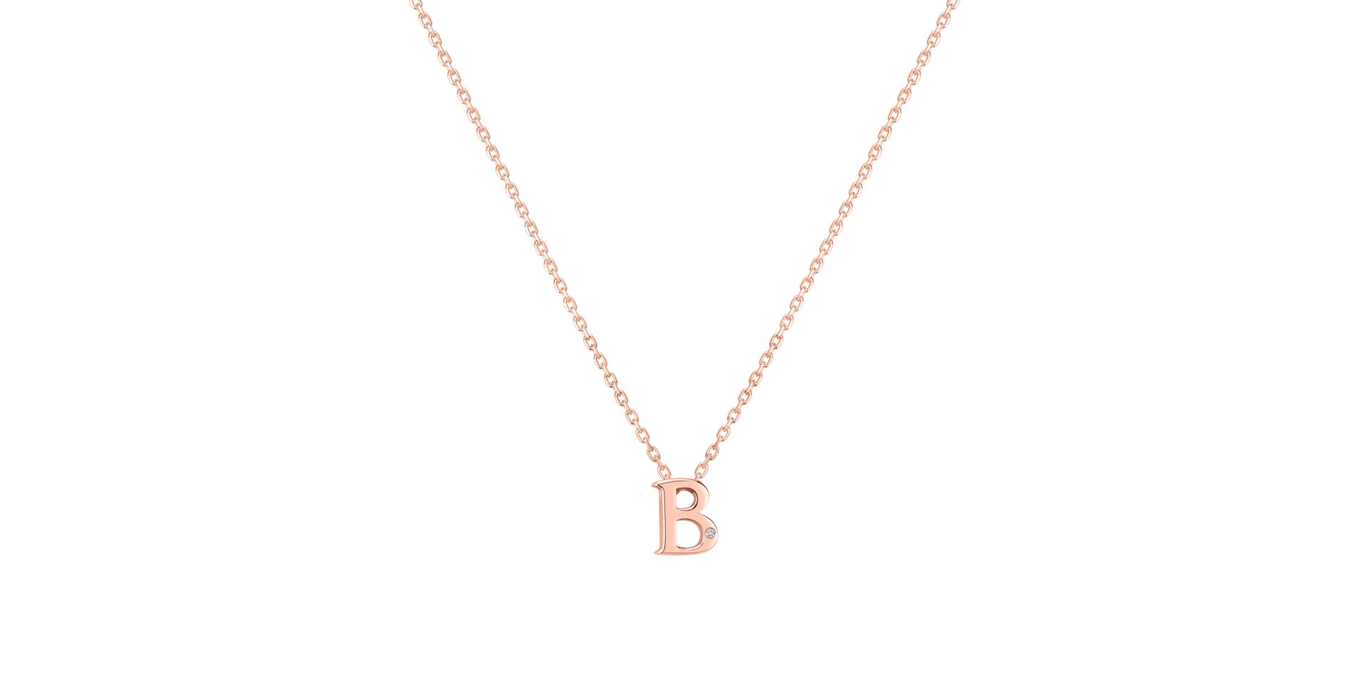 Diamond necklace Flat Line B