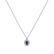 Diamond necklace with Sapphire Royal Sapphire4