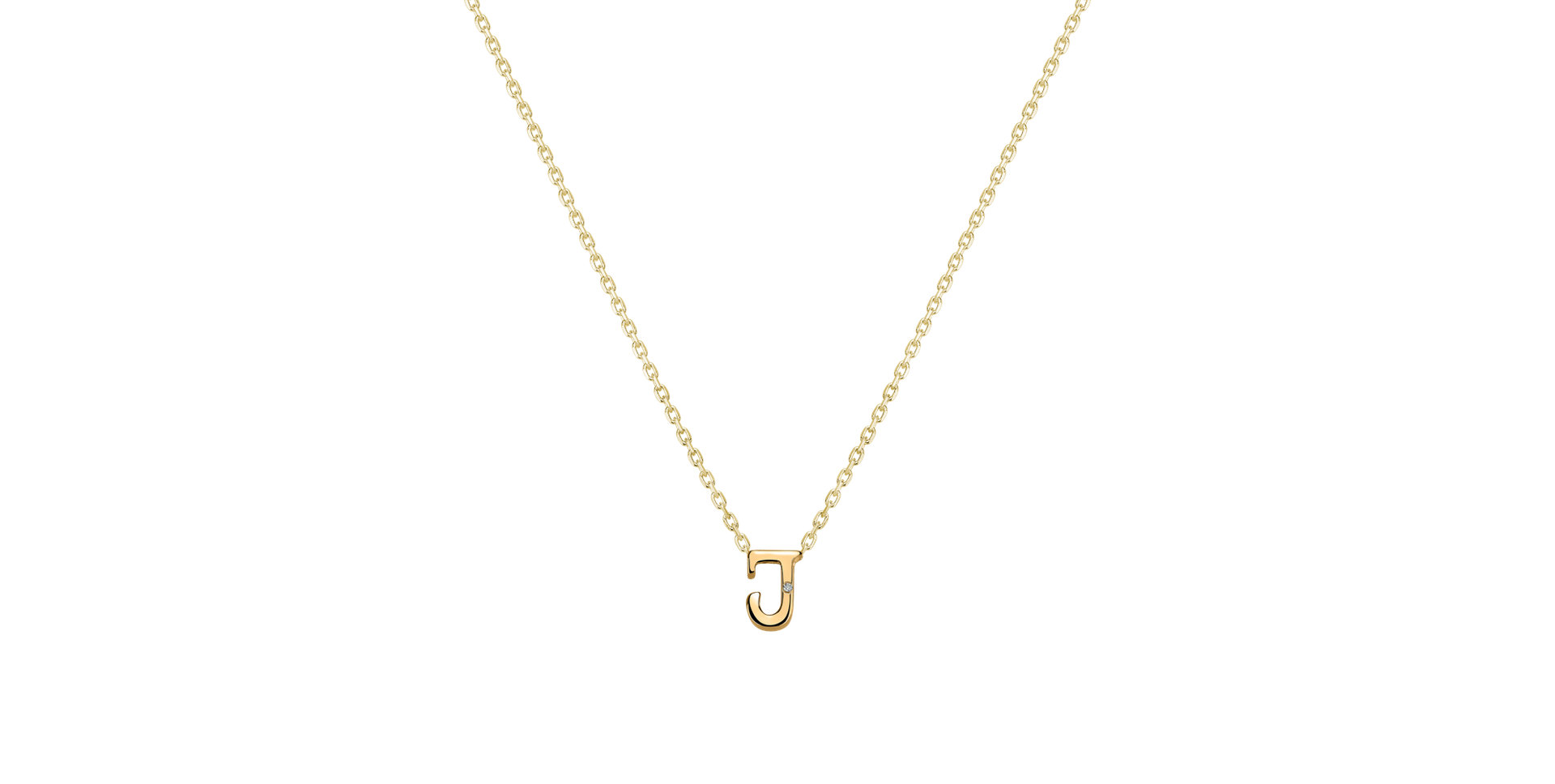 Diamond necklace Flat Line J