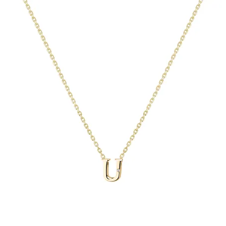 Diamond necklace Flat Line U
