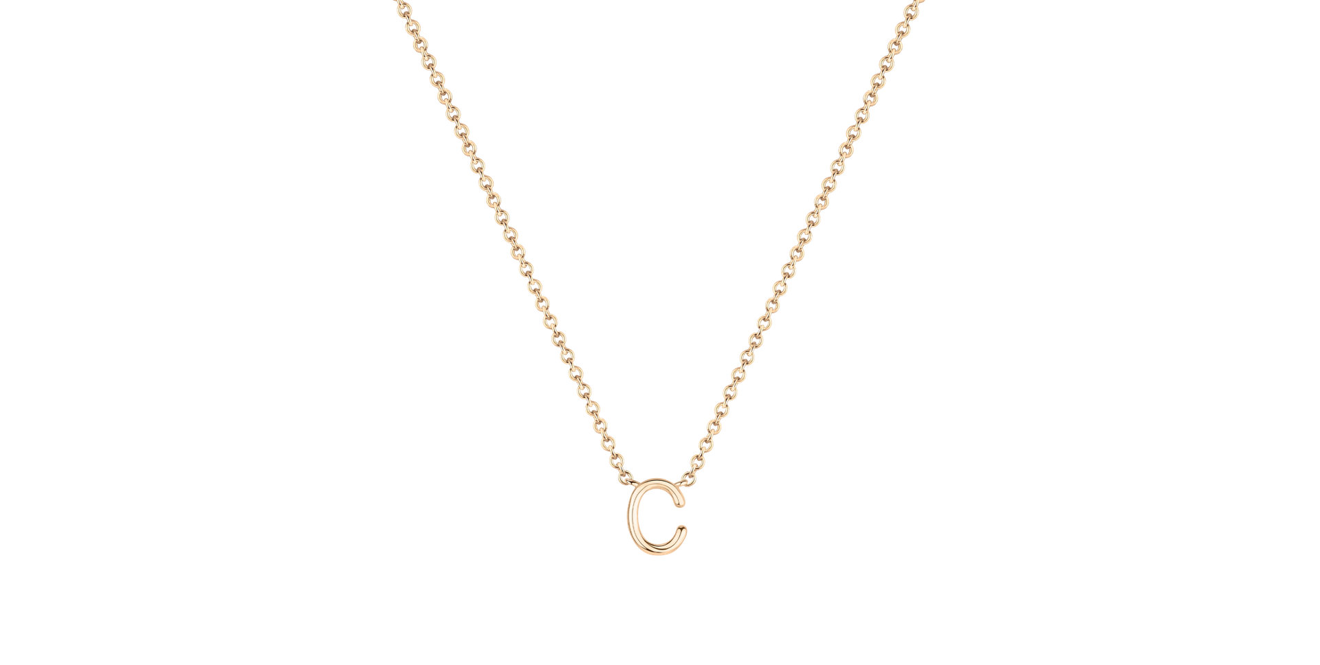 Diamond necklace Round Line C