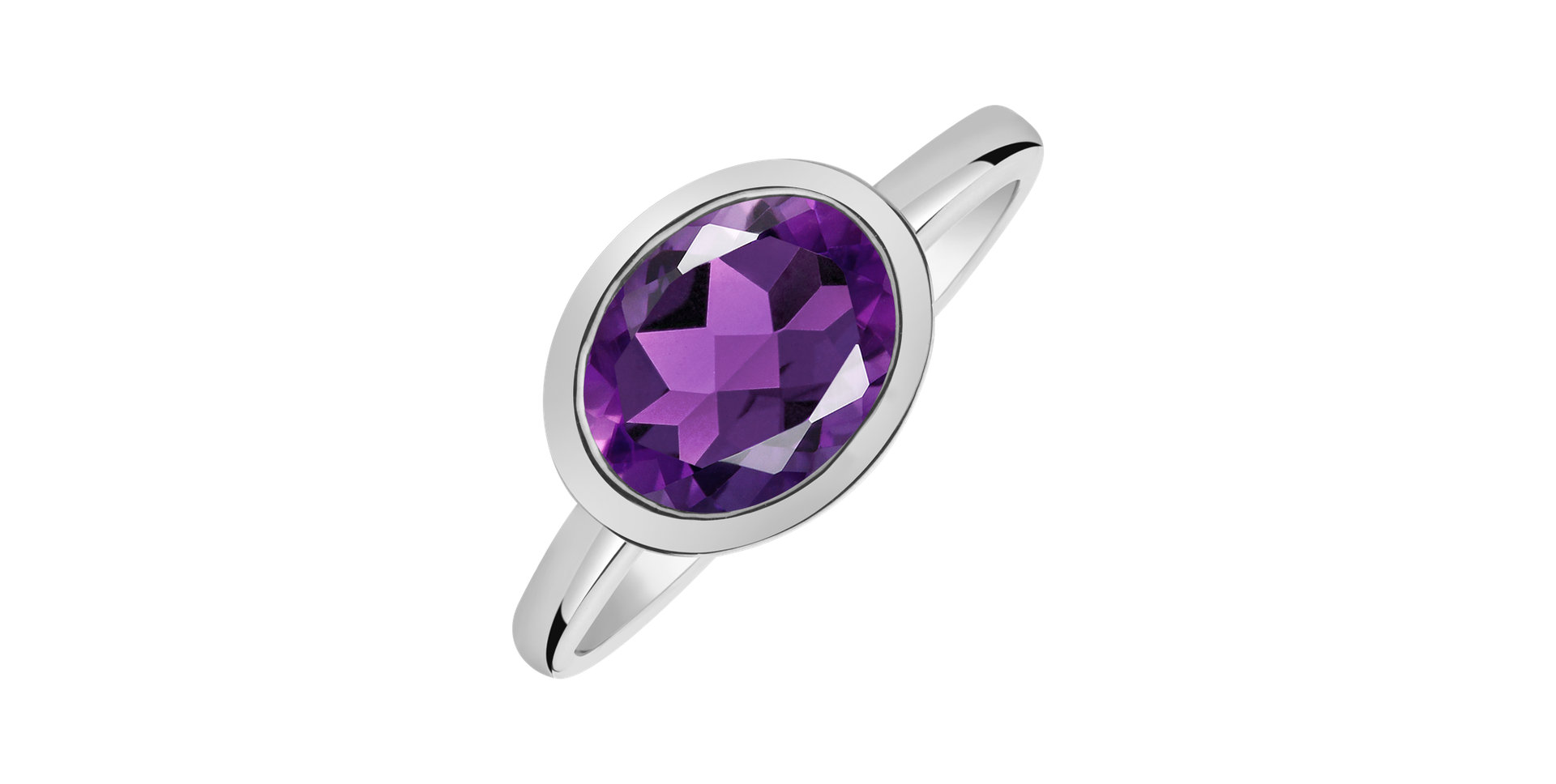 Ring with Amethyst Brazil Bonbon