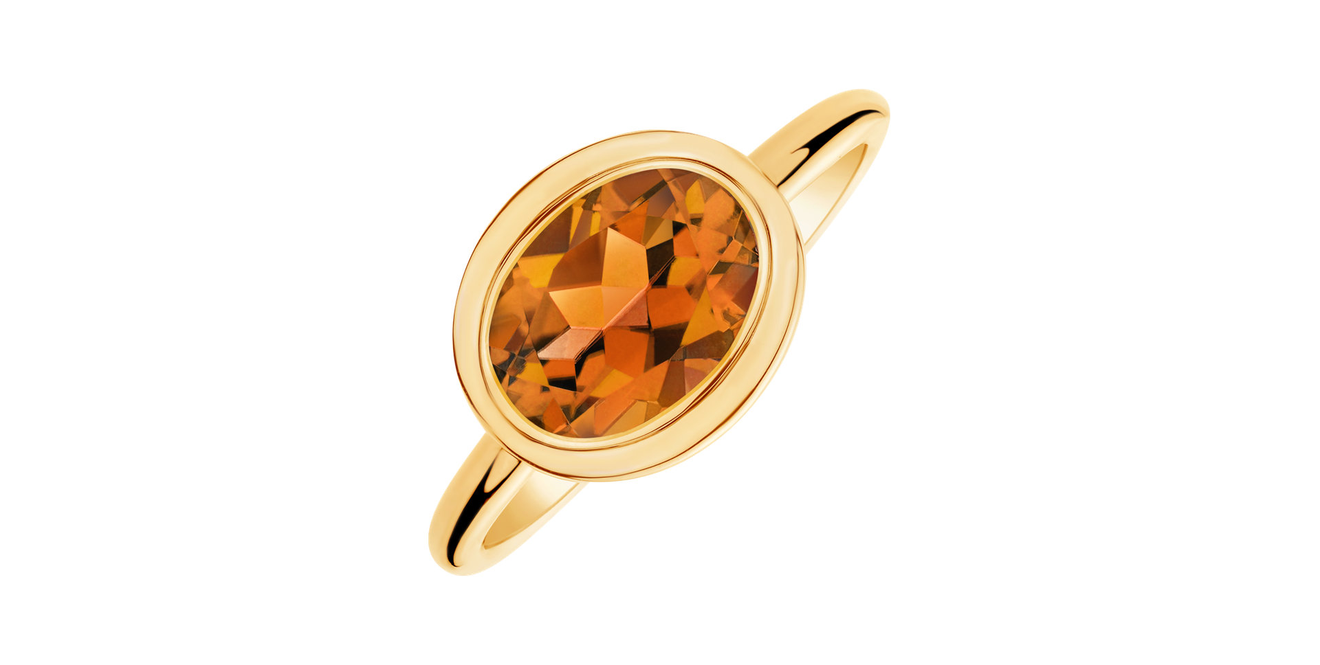 Ring with Citrine Madeira Bonbon