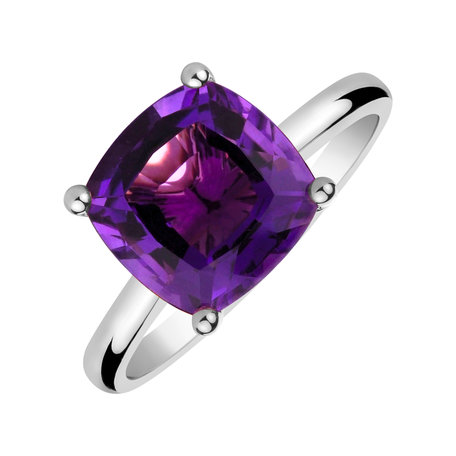 Ring with Amethyst Brazil Bonbon