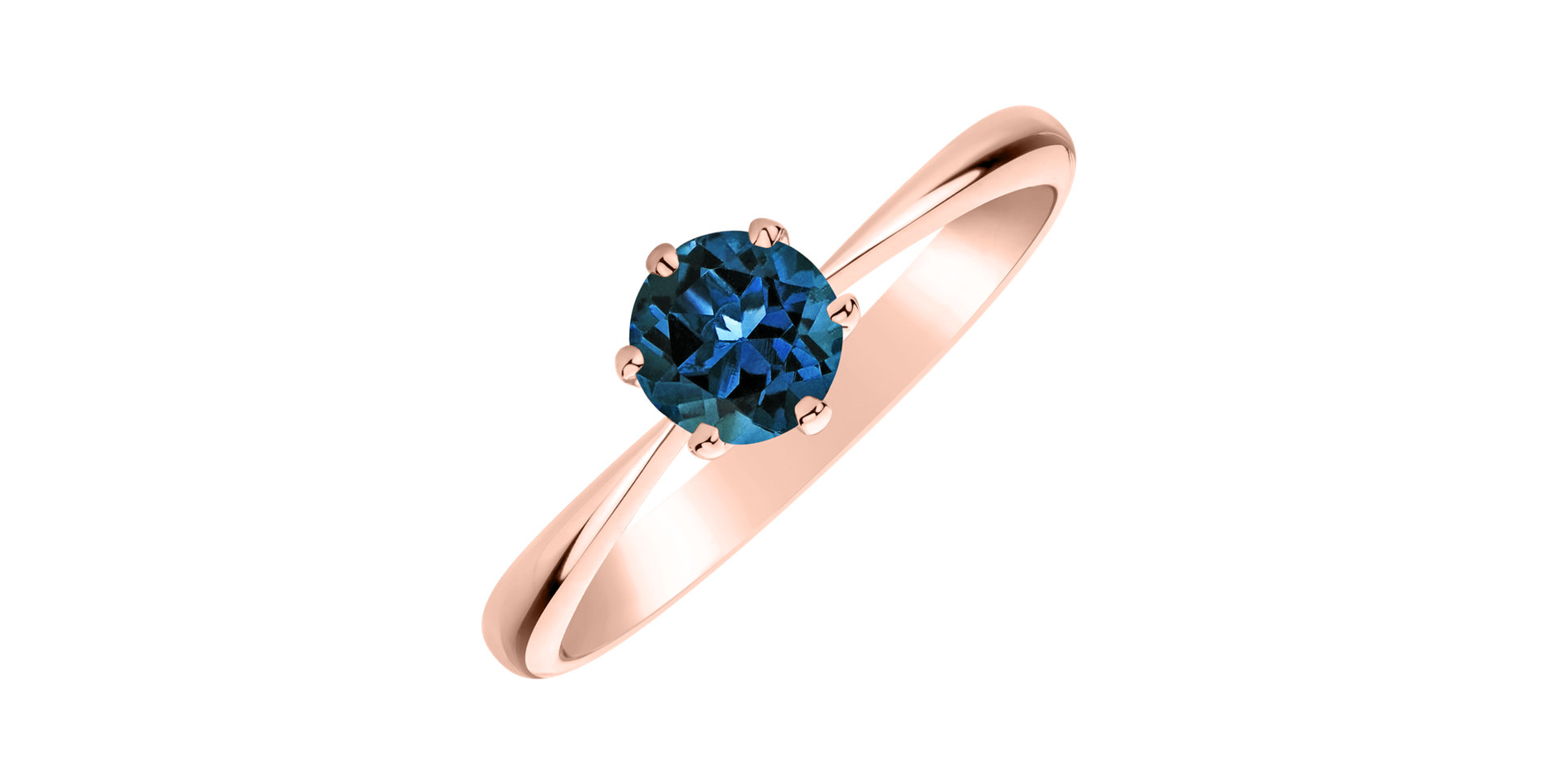 Ring with Topaz London Bonbon