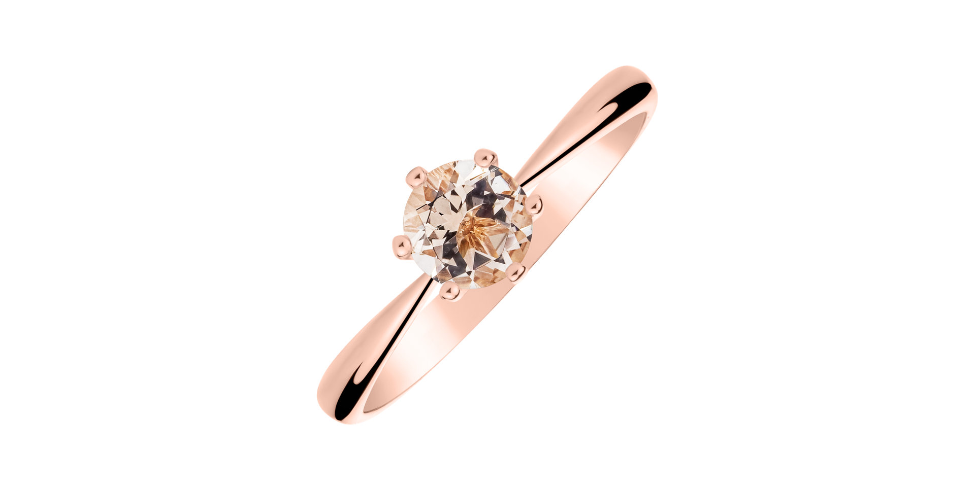 Ring with Morganite Bonbon