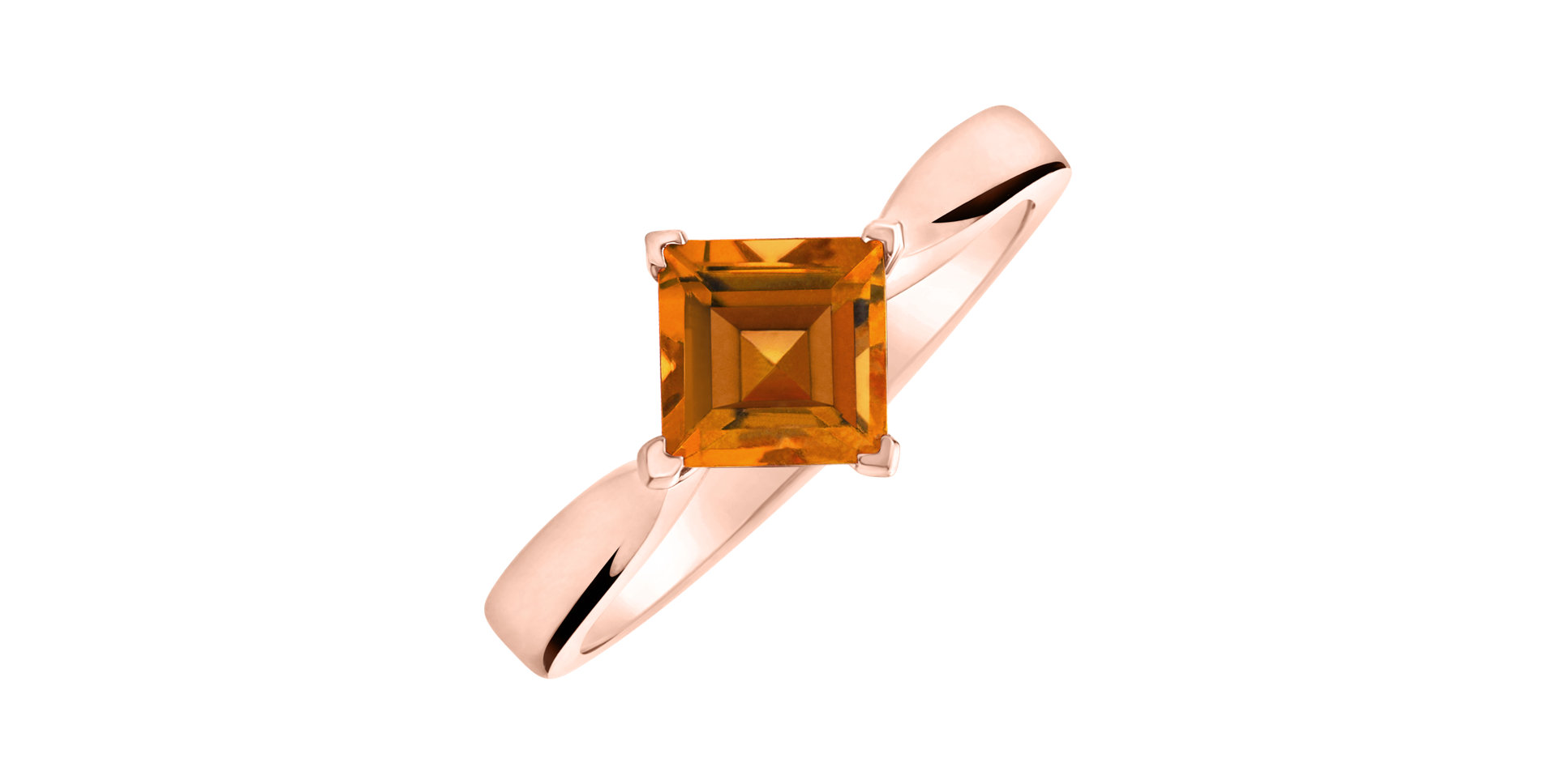 Ring with Citrine Madeira Bonbon