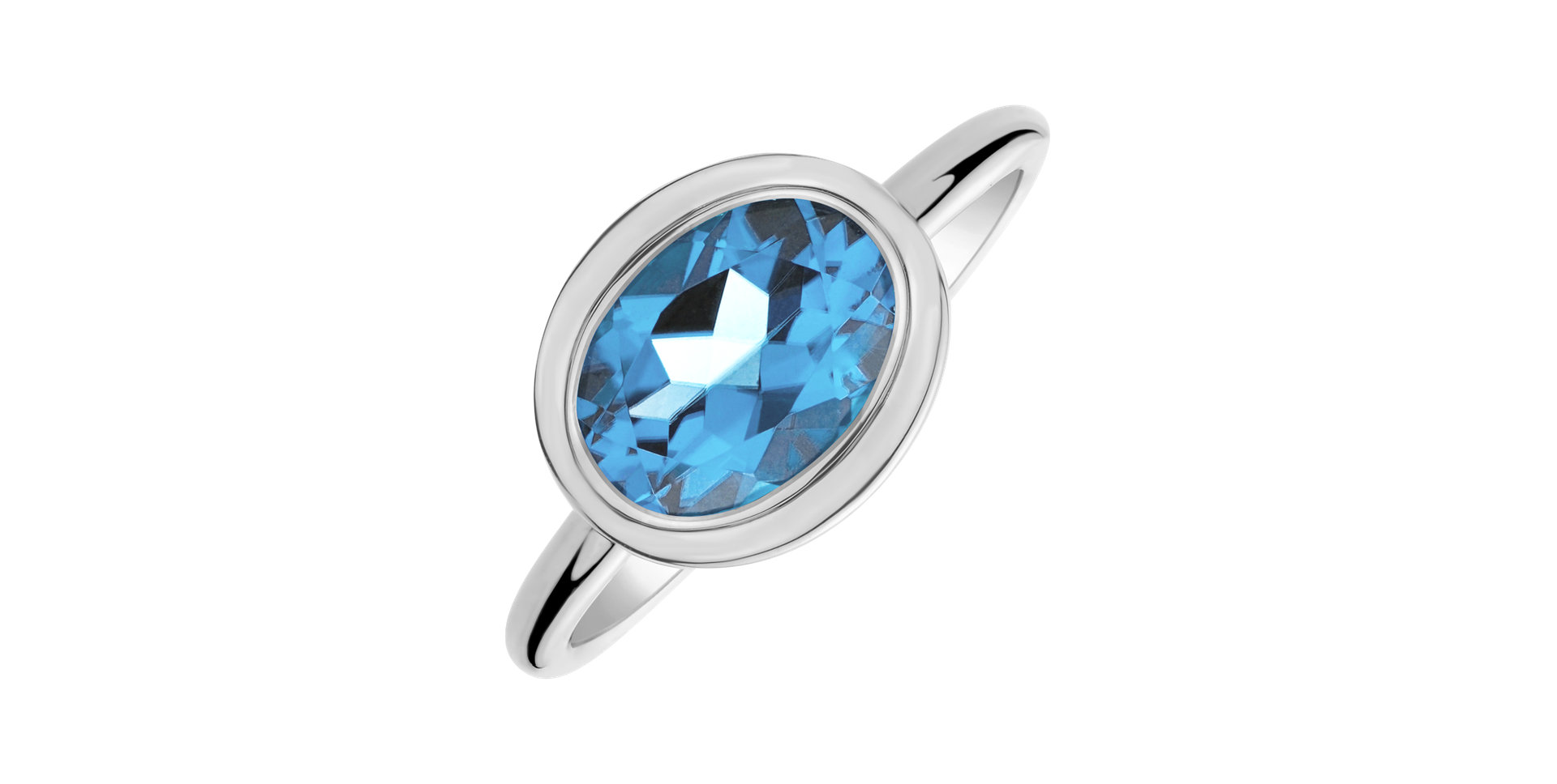 Ring with Topaz Swiss Bonbon