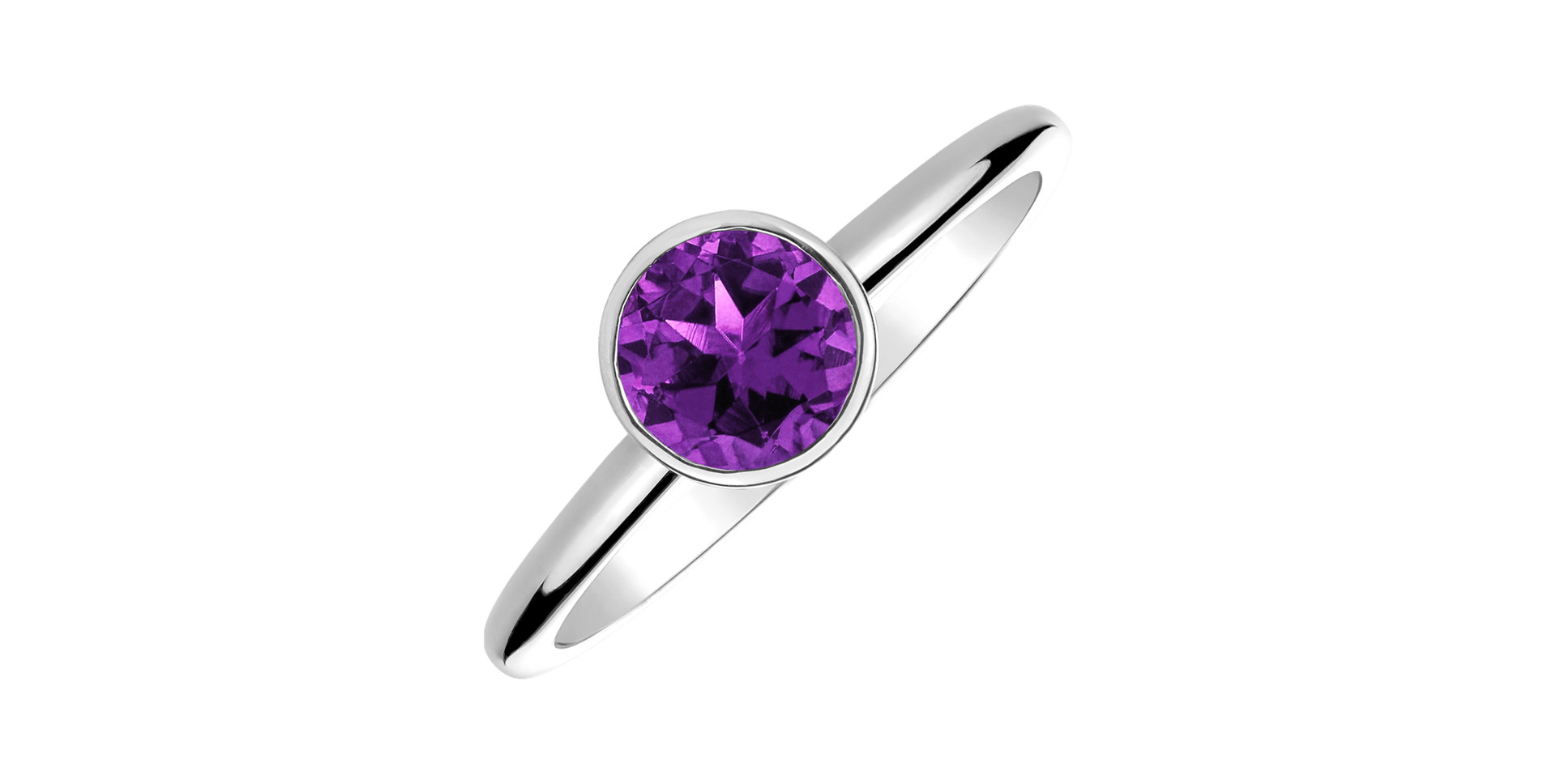Ring with Amethyst Brazil Bonbon