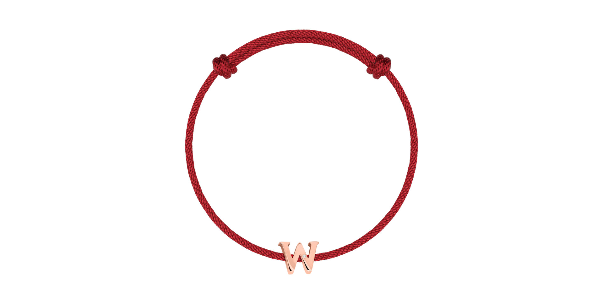 Diamond bracelet Flat Line W