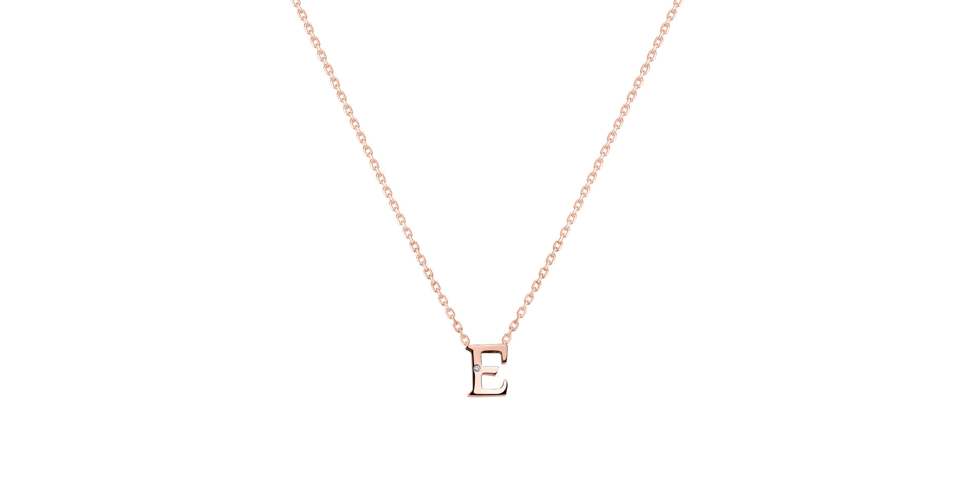 Diamond necklace Flat Line E