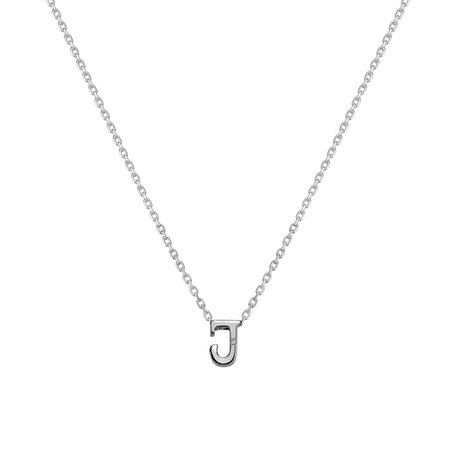 Diamond necklace Flat Line J