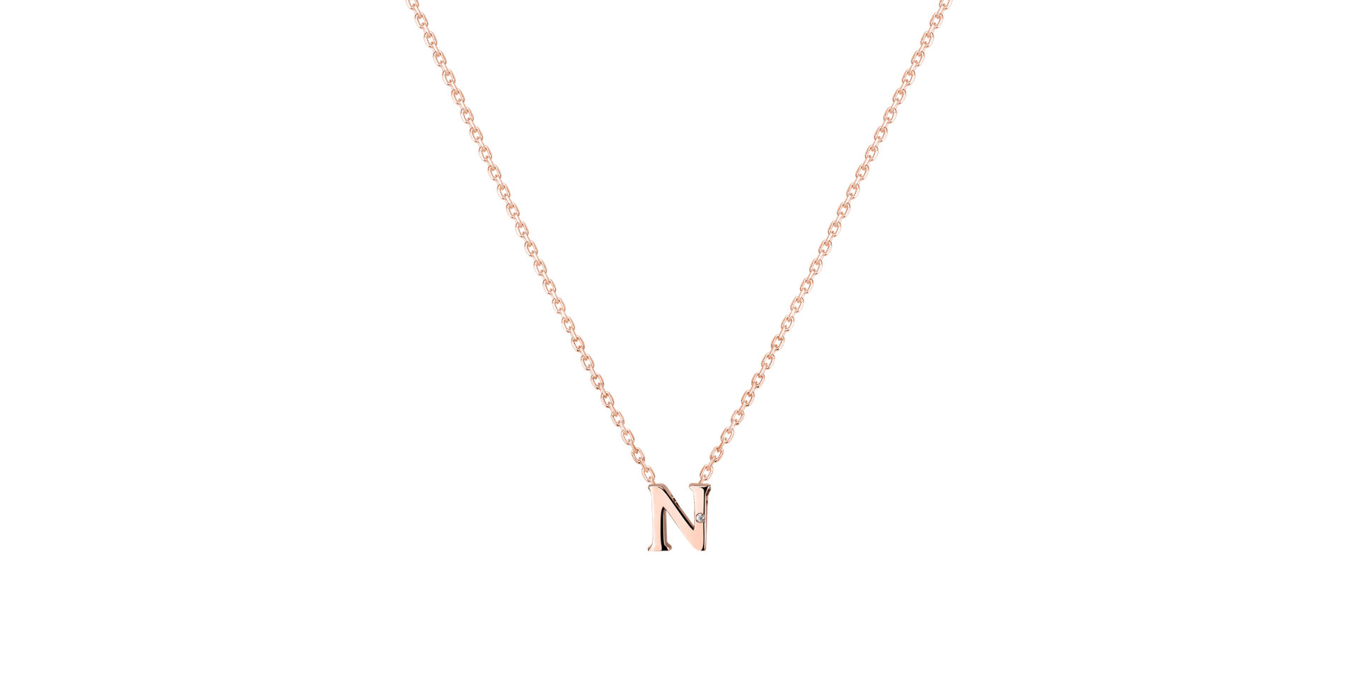 Diamond necklace Flat Line N