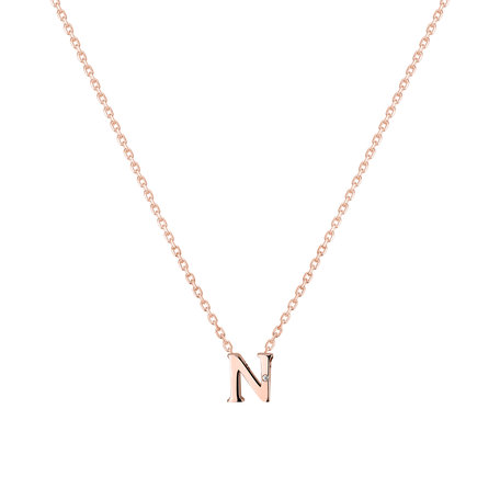 Diamond necklace Flat Line N