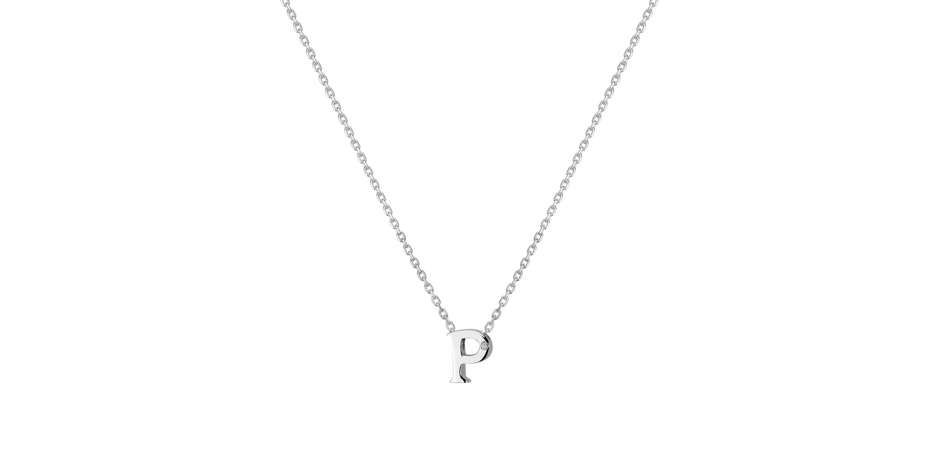 Diamond necklace Flat Line P