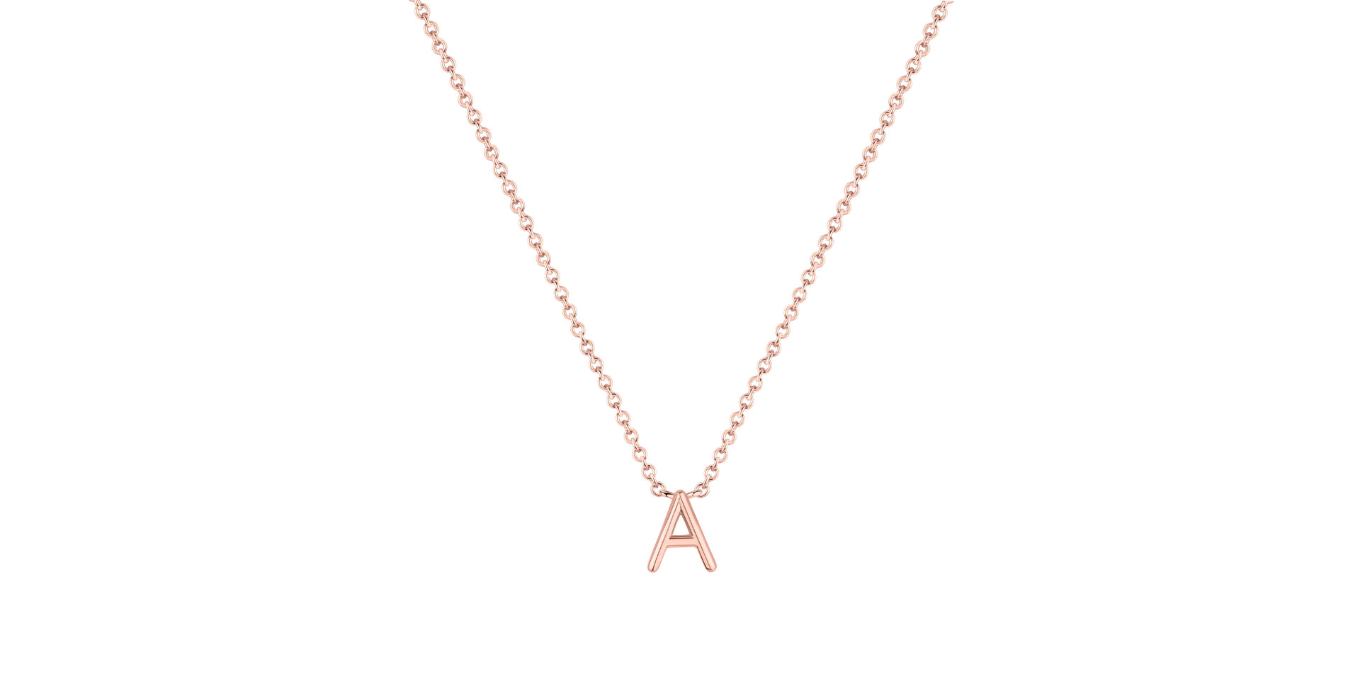 Diamond necklace Round Line A