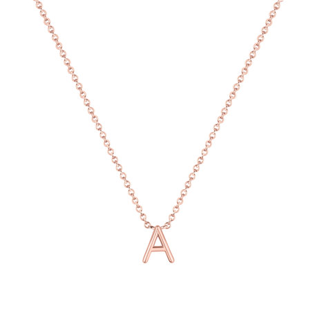 Diamond necklace Round Line A