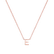 Diamond necklace Round Line E4
