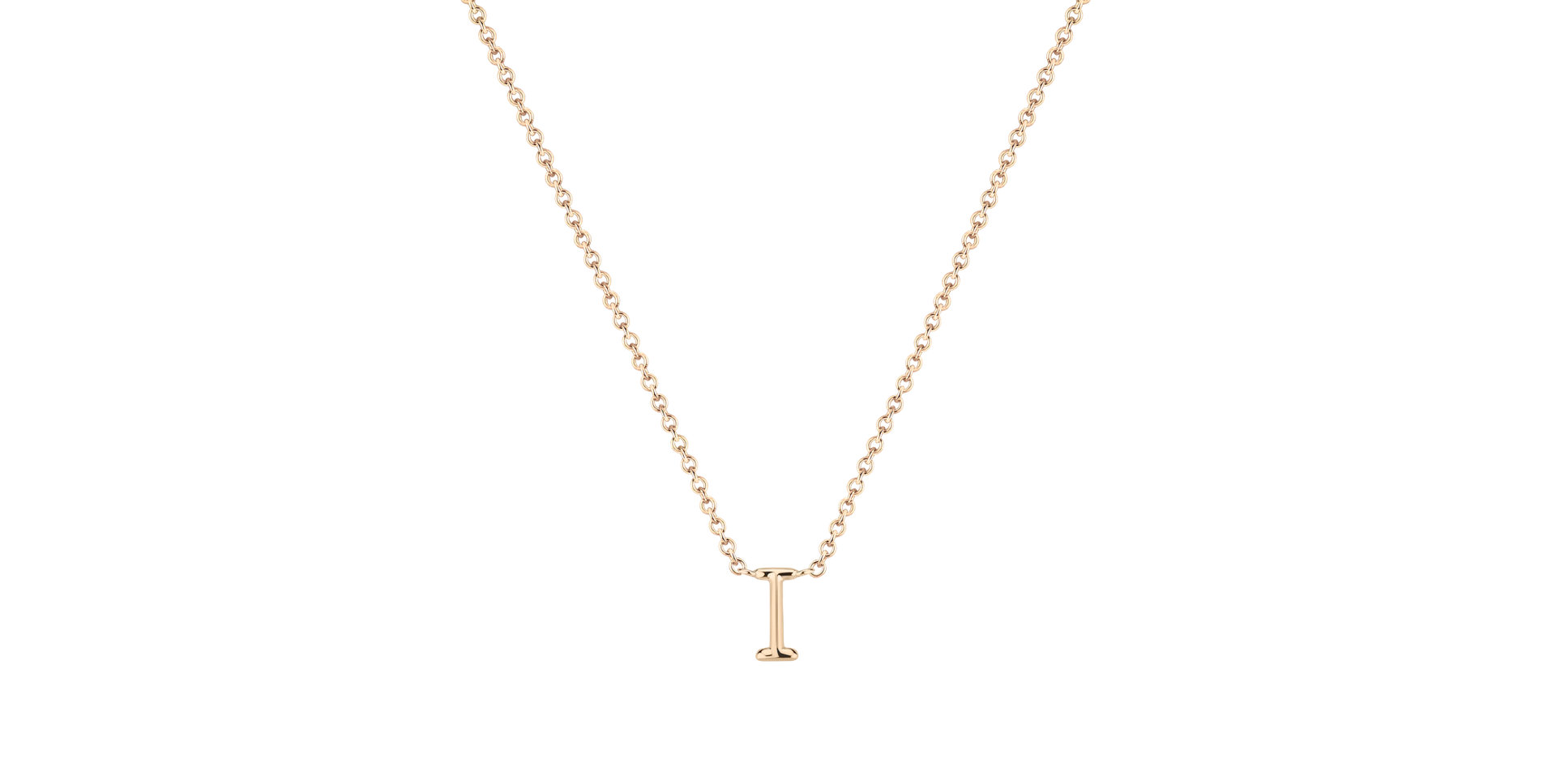 Diamond necklace Round Line I