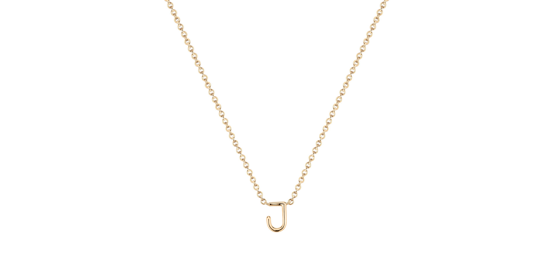 Diamond necklace Round Line J