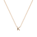 Diamond necklace Round Line K4