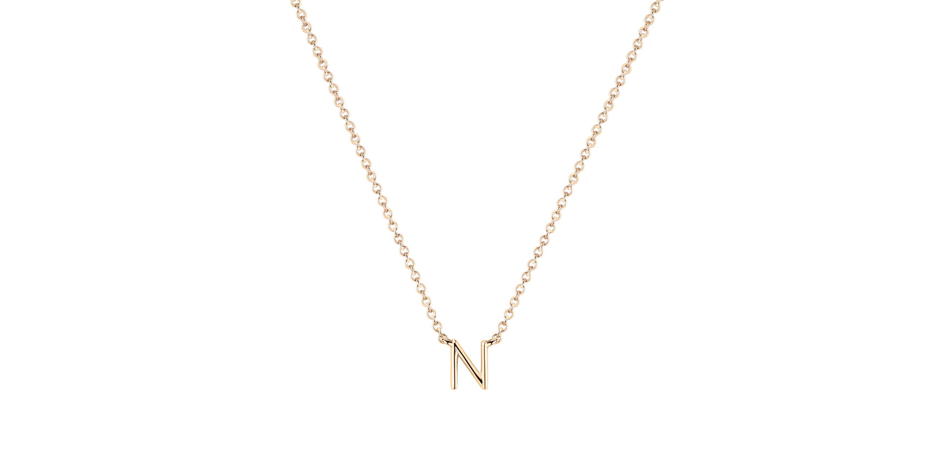 Diamond necklace Round Line N