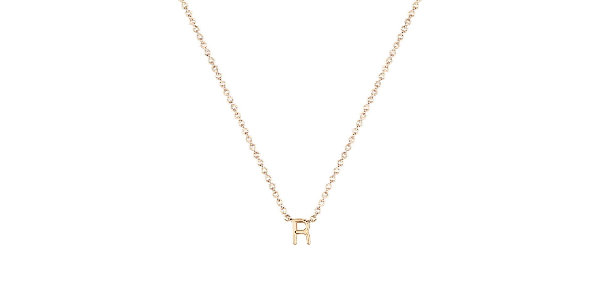 Diamond necklace Round Line R