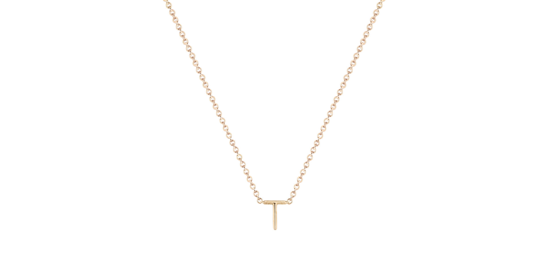 Diamond necklace Round Line T