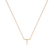 Diamond necklace Round Line T4