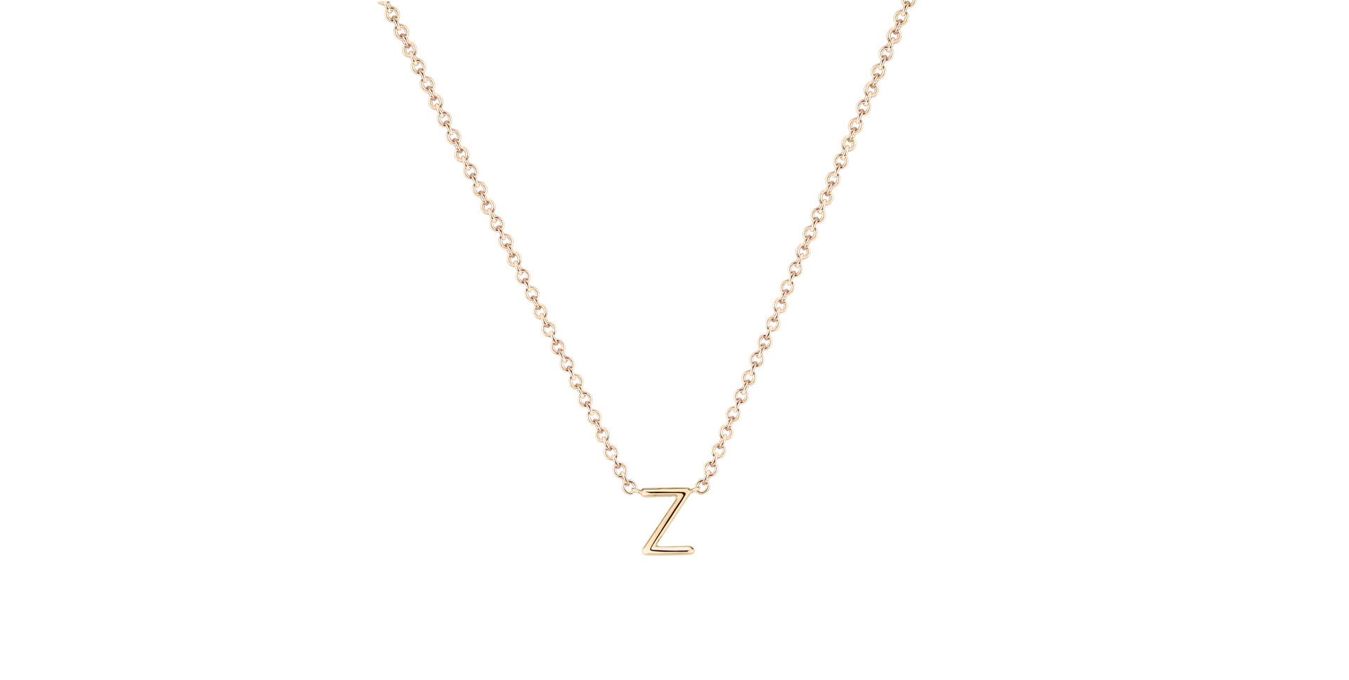 Diamond necklace Round Line Z