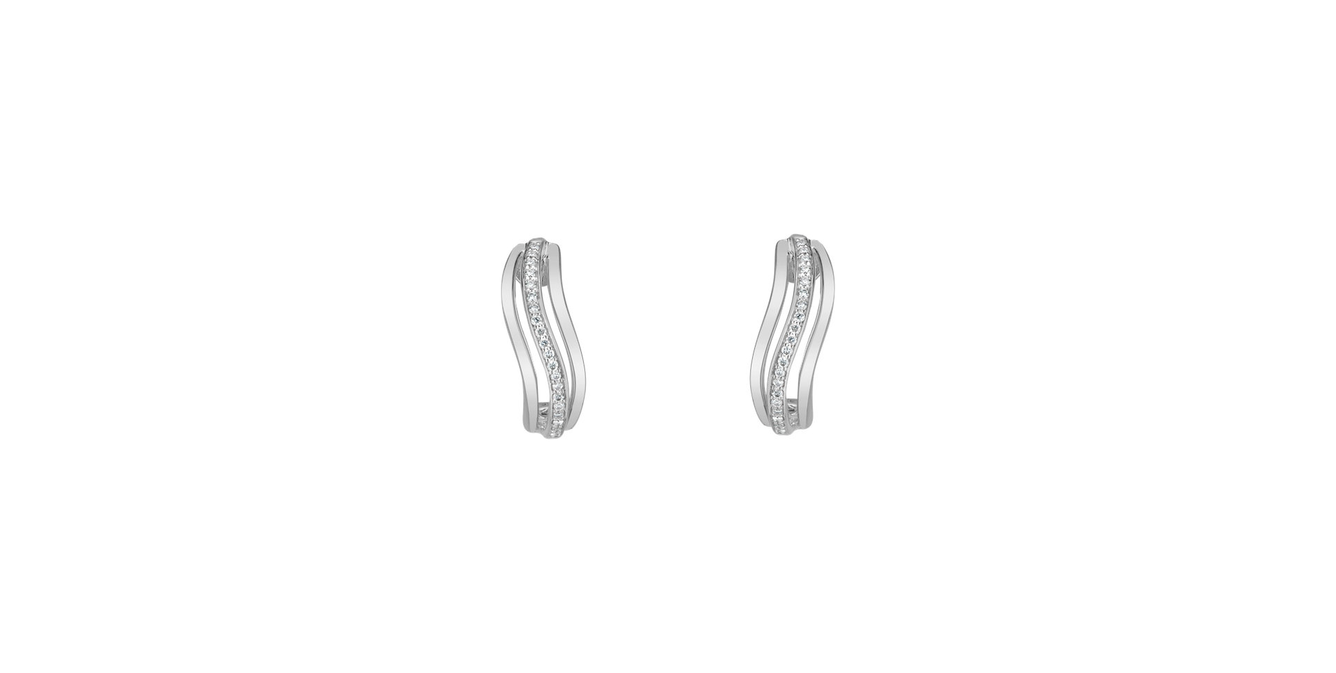 Diamond earrings Midnight Sea