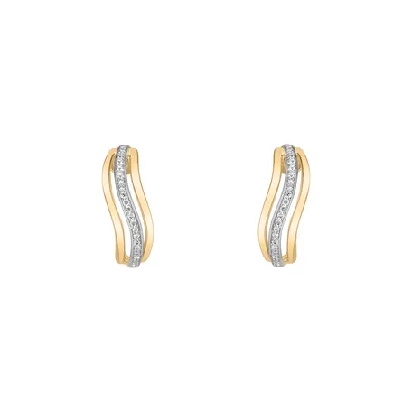 Diamond earrings Midnight Sea